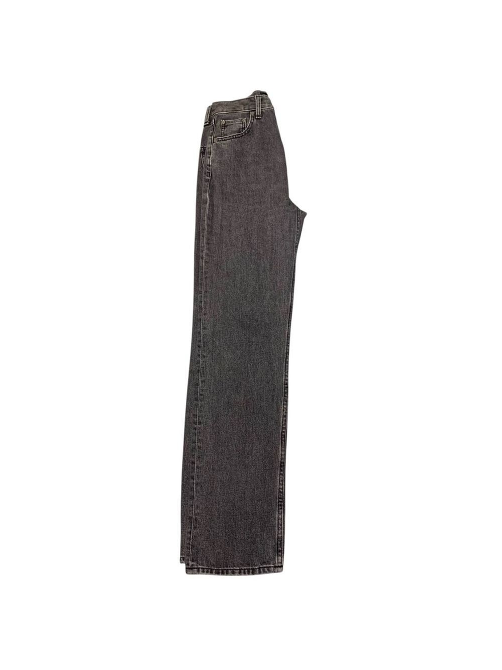 Aritzia Denim Forum The 90s Joni Hi-Rise Jean Washed Black Denim Button Fly 23 - Picture 4 of 15
